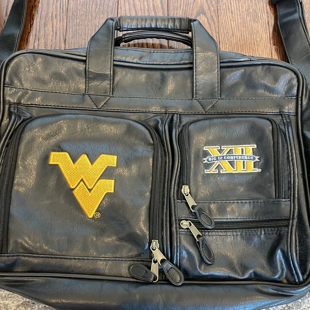 West Virginia university WVU big 12 conference briefcase - Picture 4 of 10